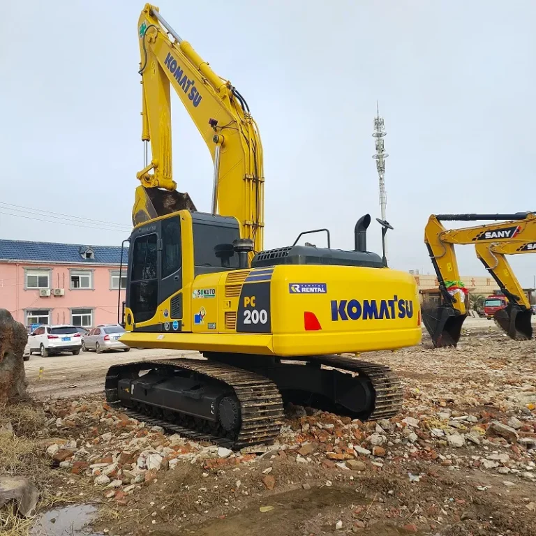 Used Komatsu Pc200 Excavator For Sale